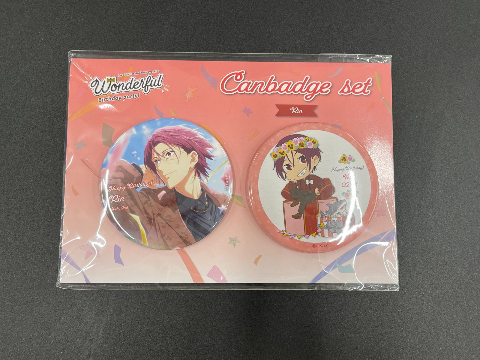 Free 松岡凛　缶バッジ 6個セット free! 松岡凛 バースデー缶バッジ - メルカリ