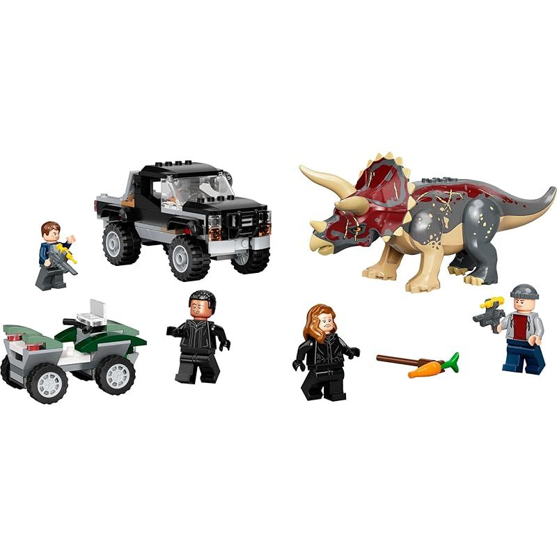 レゴ LEGO ジュラシック ワールド トリケラトプスのトラック襲撃 76950 おもちゃ ブロック プレゼント 恐竜 きょうりゅう 男の子 女の子 7歳以上