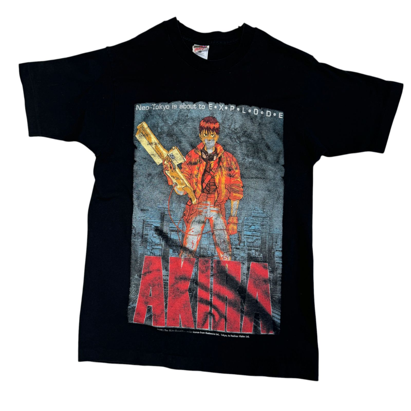 90s AKIRA Neo-Tokyo Is About to E.X.P.L.O.D.E. プリント Tシャツ M 