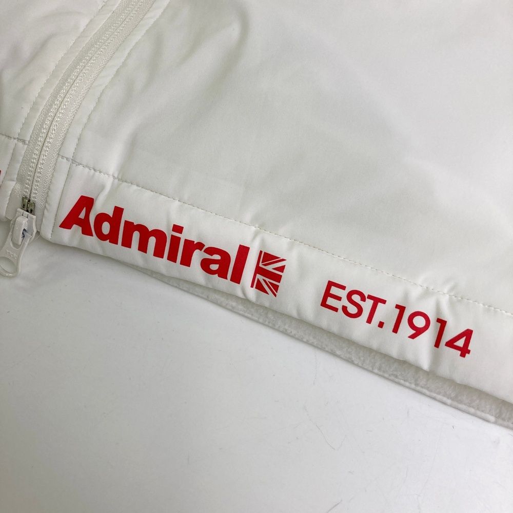 サイズ：LL ADMIRAL アドミラル 2023年モデル 中綿 ジップパーカー  ホワイト系 [240101481984] ゴルフウェア レディース ストスト サイズ：LL ADMIRAL アドミラル 2023年モデル 中綿 ジップ