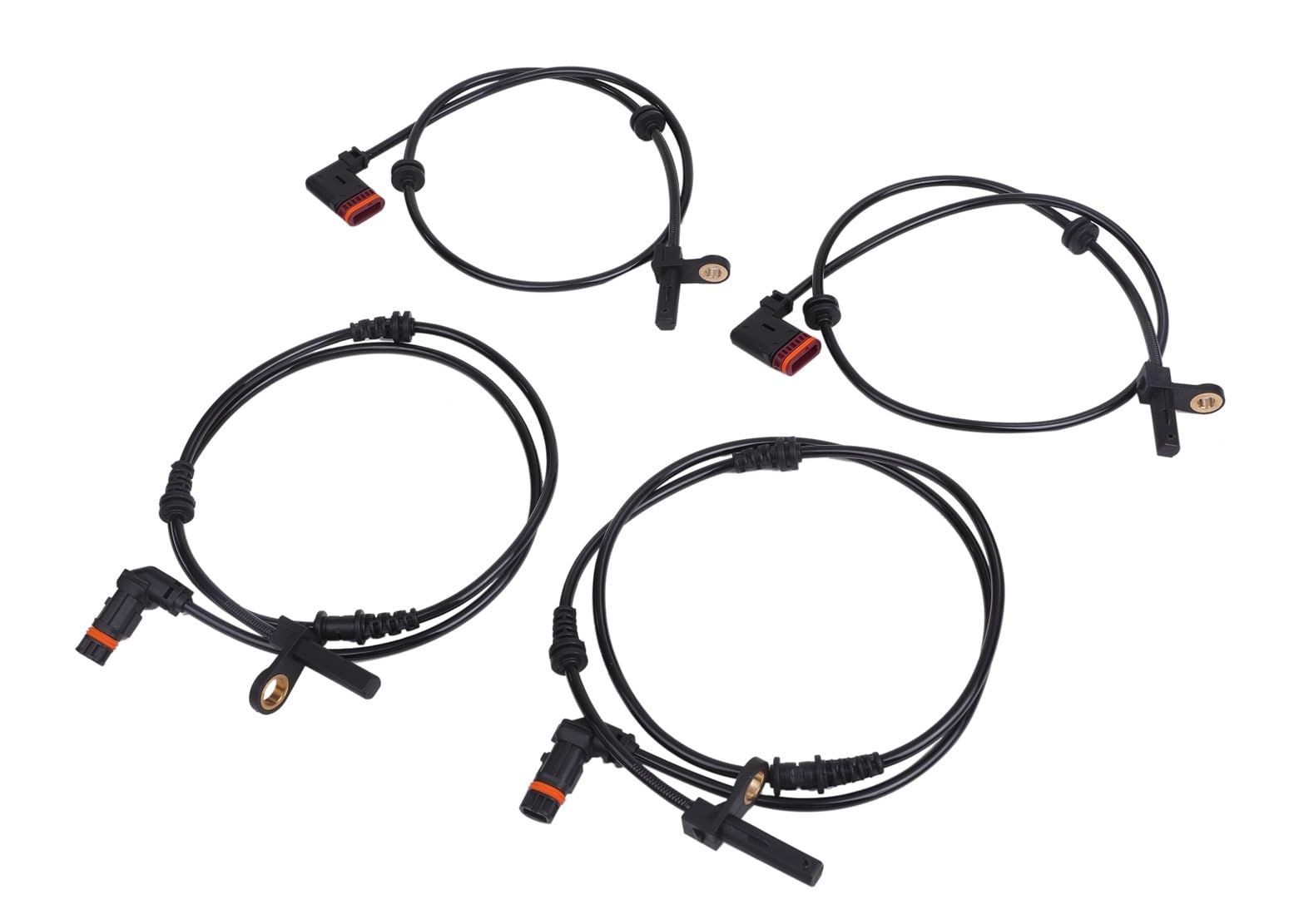 ベンツ 用 ABSセンサー 前後 左右 4本セット W221 W216 スピードセンサー 車速 センサー フロント リア 2215400317 2215400117 S350 等 汎用 社外品 メンテナンス パーツ