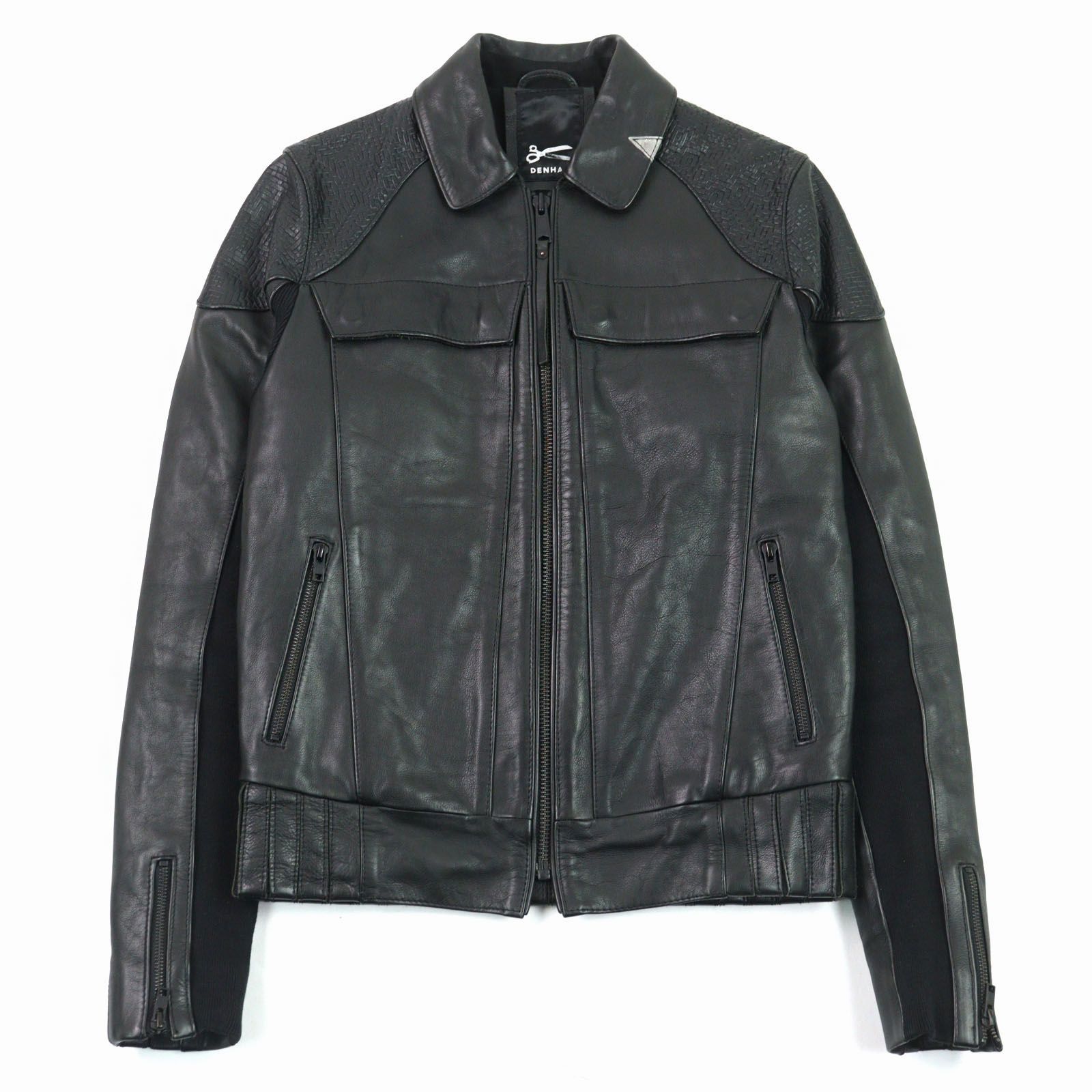 ドンドン見直し】良品○DENHAM デンハム 01-13-06-25-001 牛革