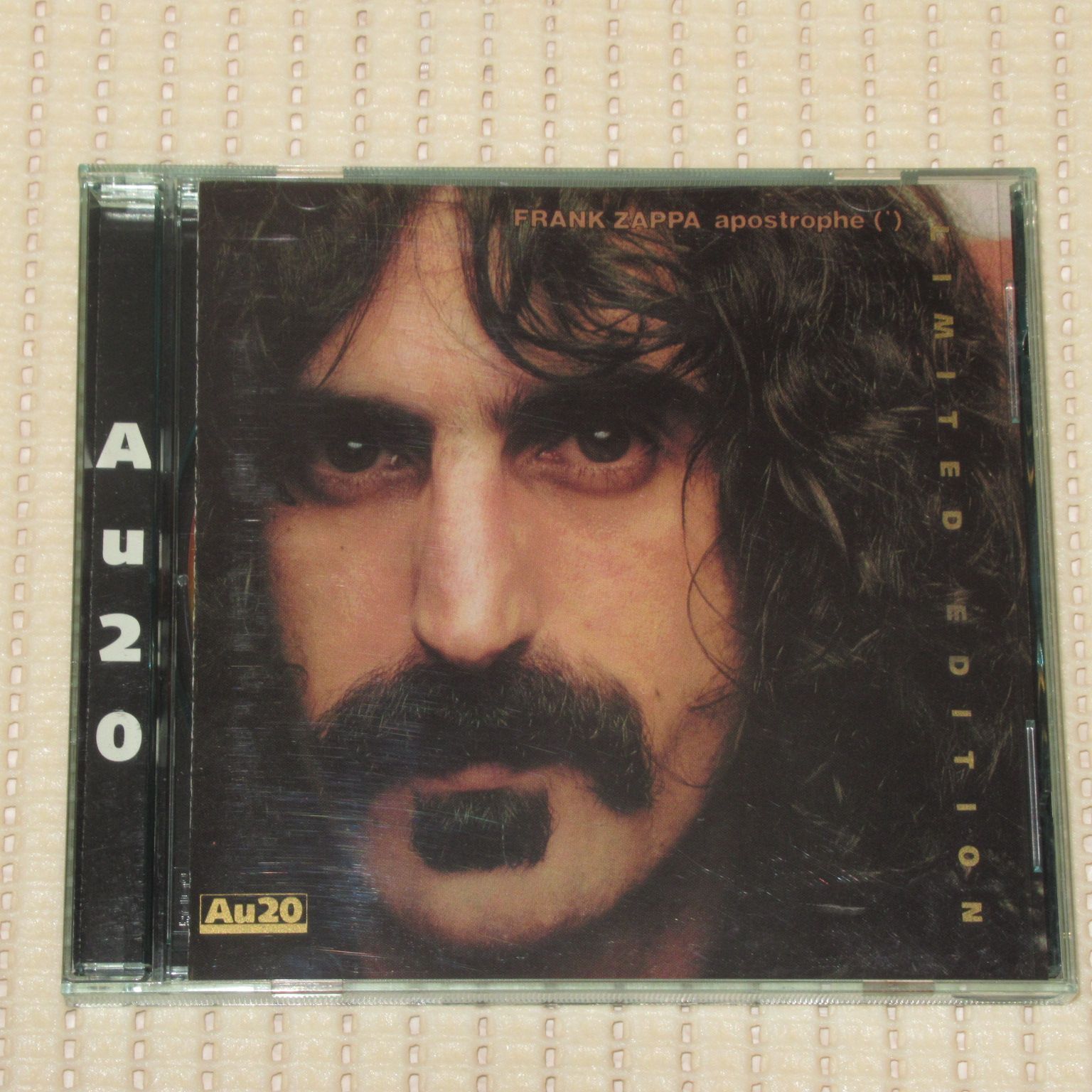 CD RYKO AU20 限定24K ゴールドCD FRANK ZAPPA APOSTROPHE(') 変形帯