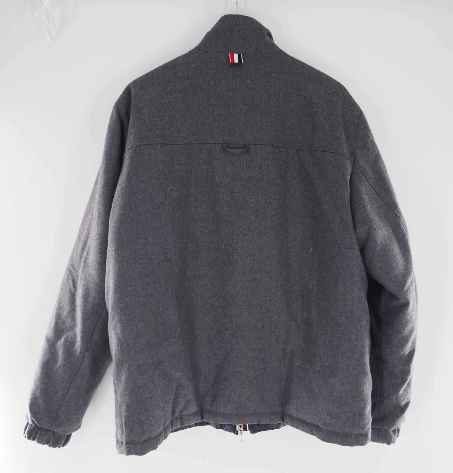 THOM BROWNE/トムブラウン 4bar リバーシブルダウンジャケット グレー 