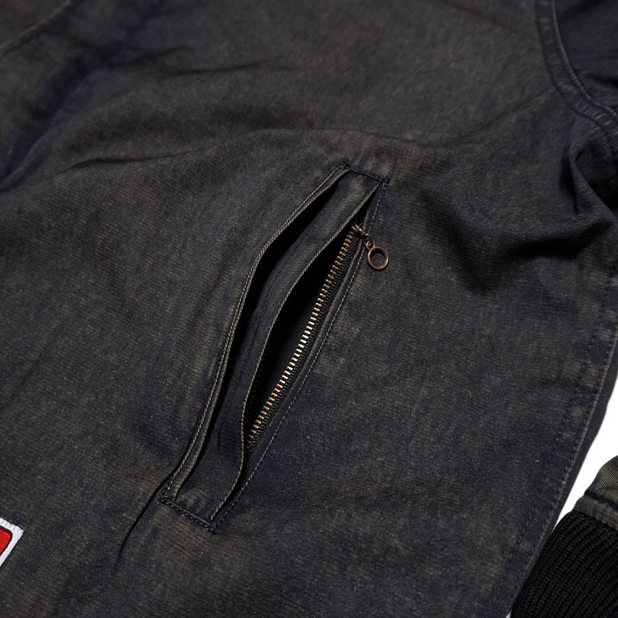 BEN DAVIS FADED CUP SHOULDER JACKET BLACK ベンデイビス ジャケット カップショルダージャケット ダービージャケット アウター KANDAIZUMI_COM