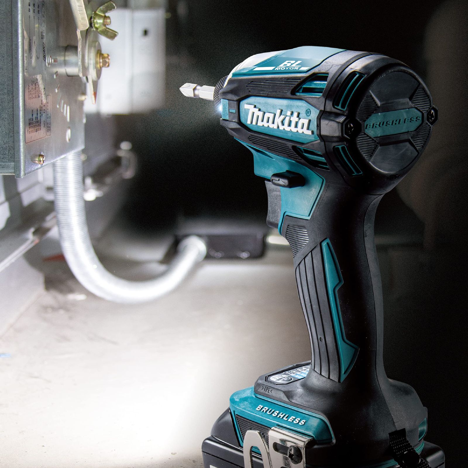 マキタ(Makita) 充電式インパクトドライバ（青）14.4V バッテリ・充電 