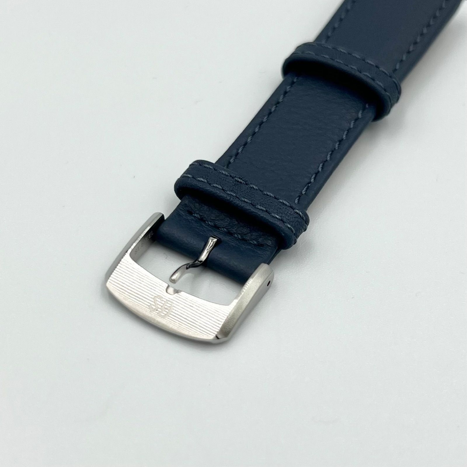 非売品　グランドセイコー　レザーベルト(ネイビー) 20mm グランドセイコー レザーベルト 20mm 交換用 ベルト ネイビー GRAND