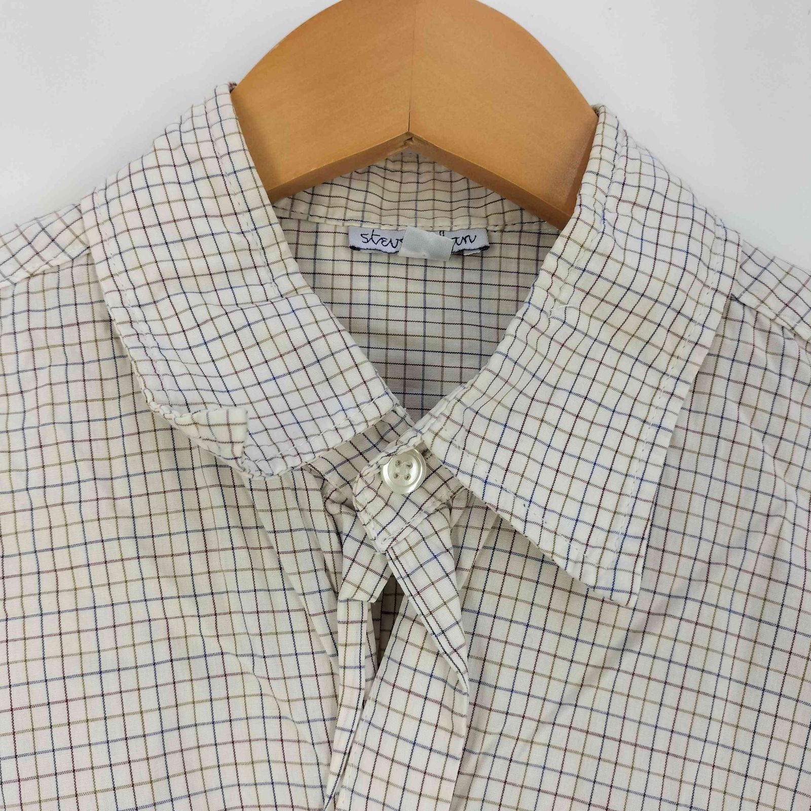 スティーブンアラン Steven Alan USA製 コットン チェックシャツ