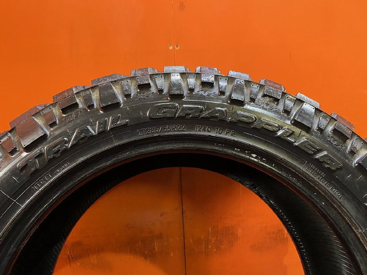 車 【未走行に近い】NITTO TRAIL GRAPPLER LT285/55R22 22インチ 夏 