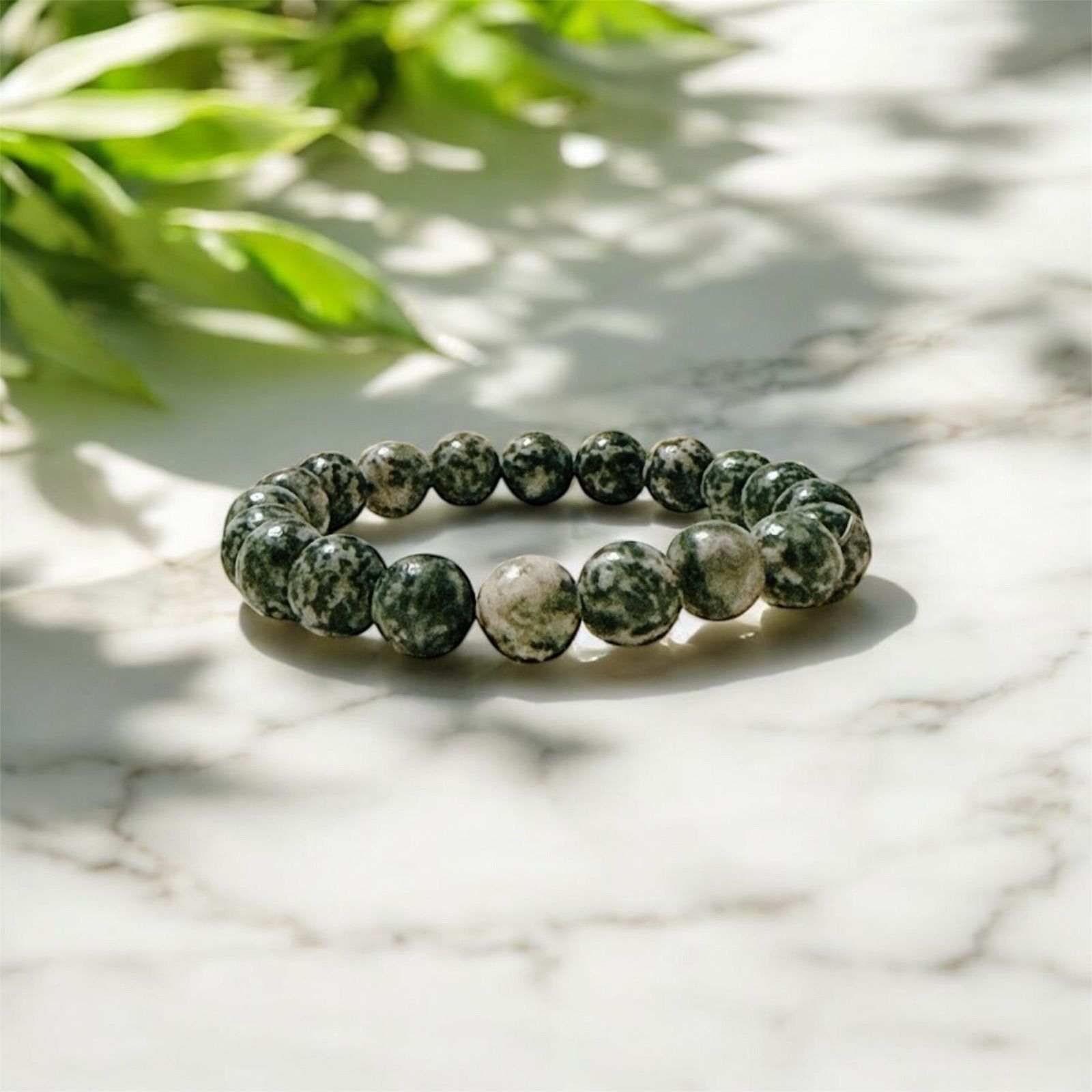 和田玉インクォーツ 10mm珠 天然石ブレスレット - メルカリ