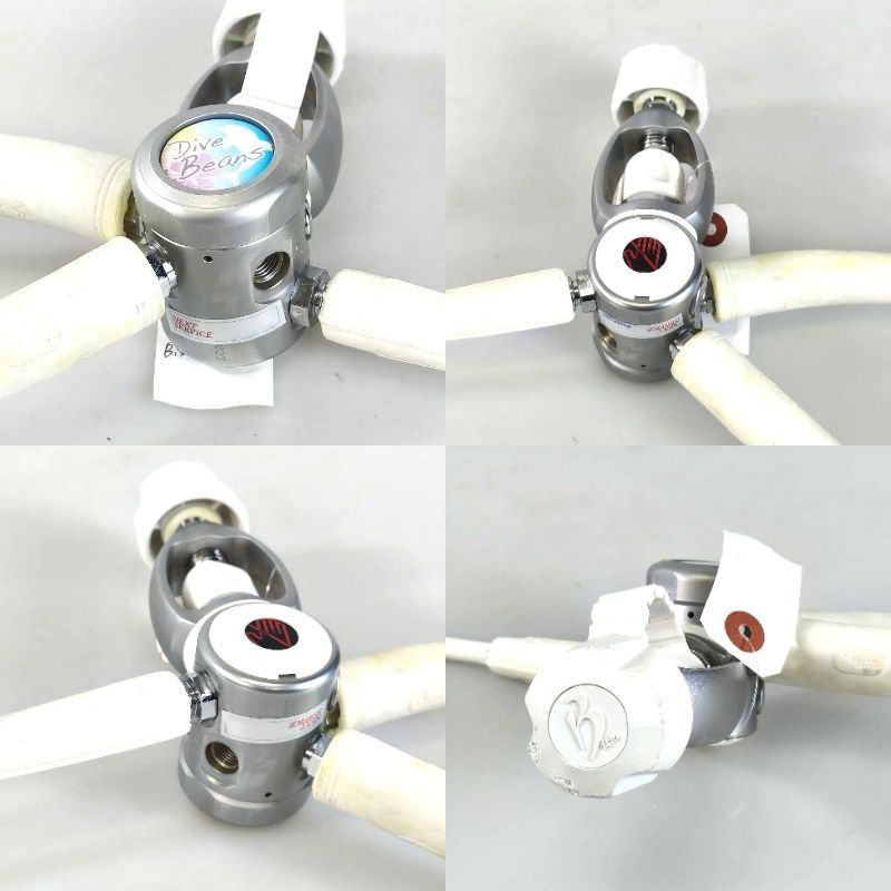  OH済 Bism ビーイズム レギュレーター ファースト セカンド オクトパス ゲージセット REG- レギュレータ ダイビング シュノーケリング