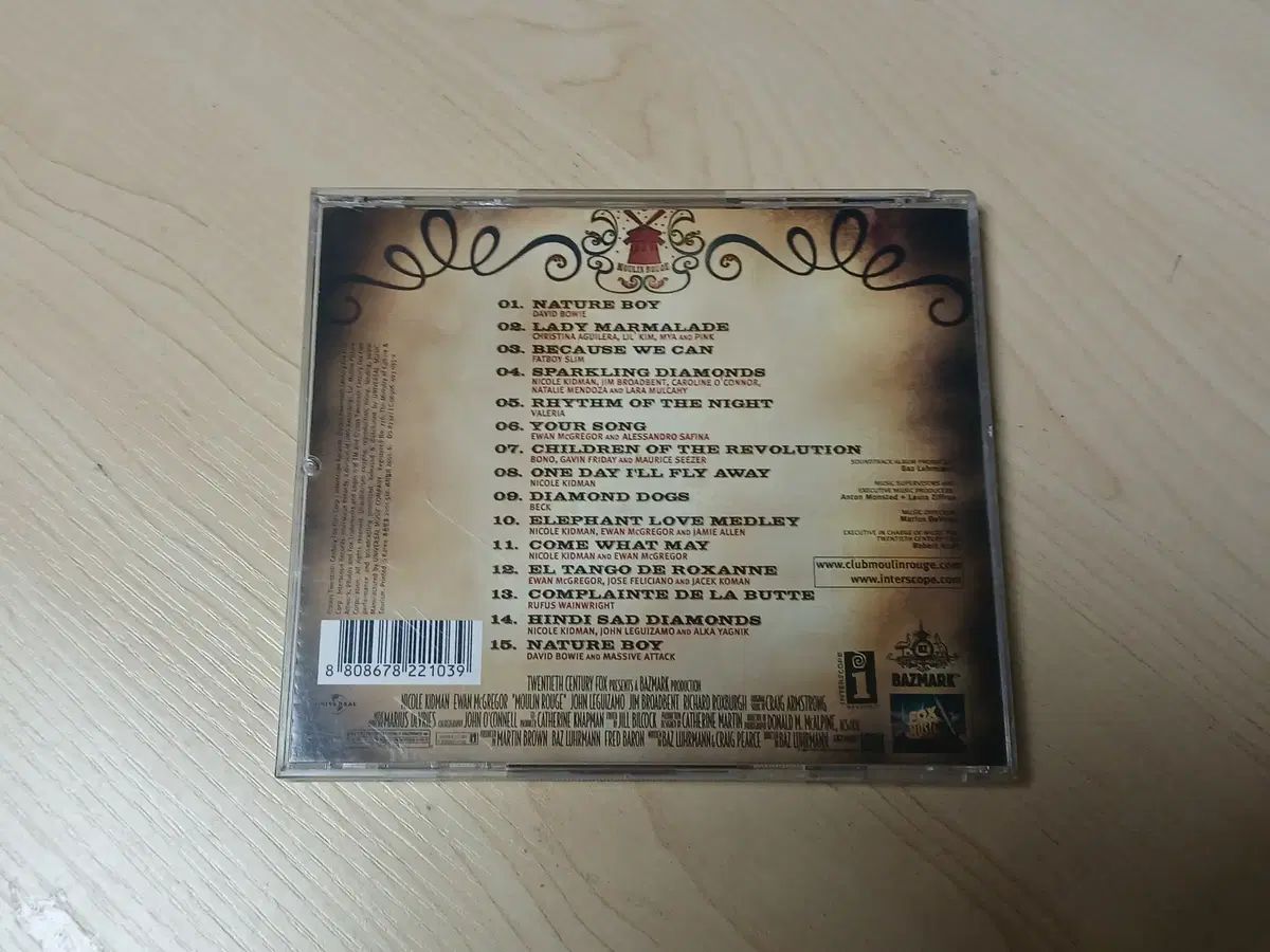 CD 映画 ムーラン ルージュ OST サウンドトラック moulin rouge