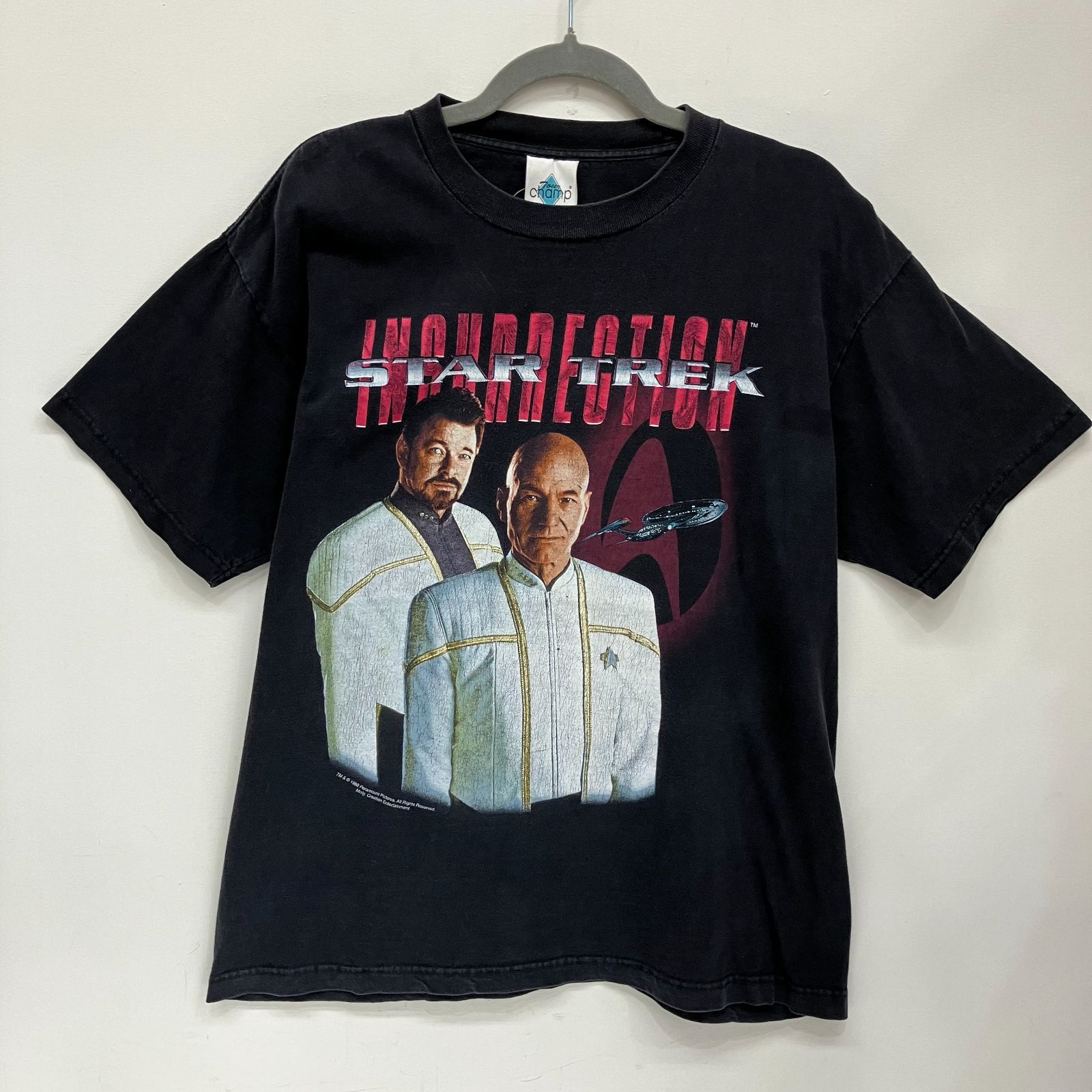 90s STAR TREK スタートレック Tシャツ 前面プリント ?1998 champ