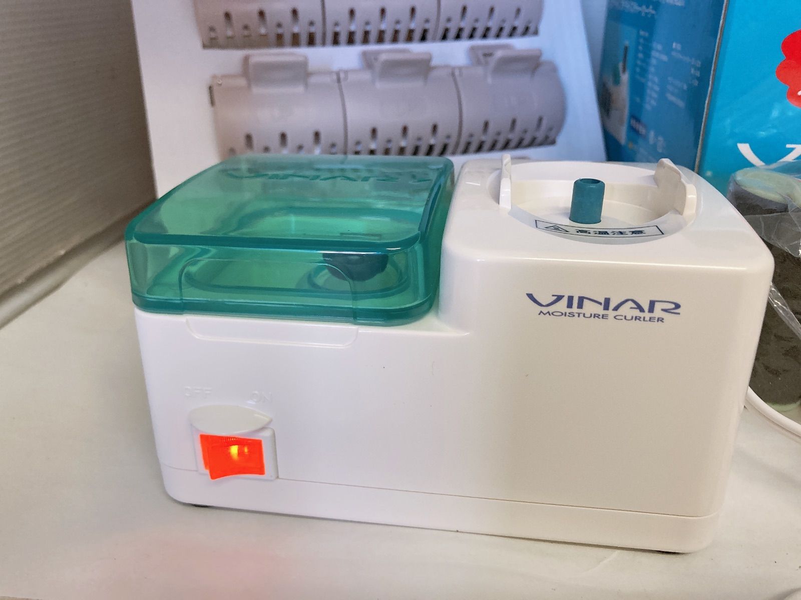 ビナール プチ モイスチャーカーラー TG 3820 滝川 VINAR PETIT CURLER ヘアケア スタイリング ヘアセット ヘアカーラー AC 100 V 50 60 Hz 取扱説明書 元 き 長期自宅