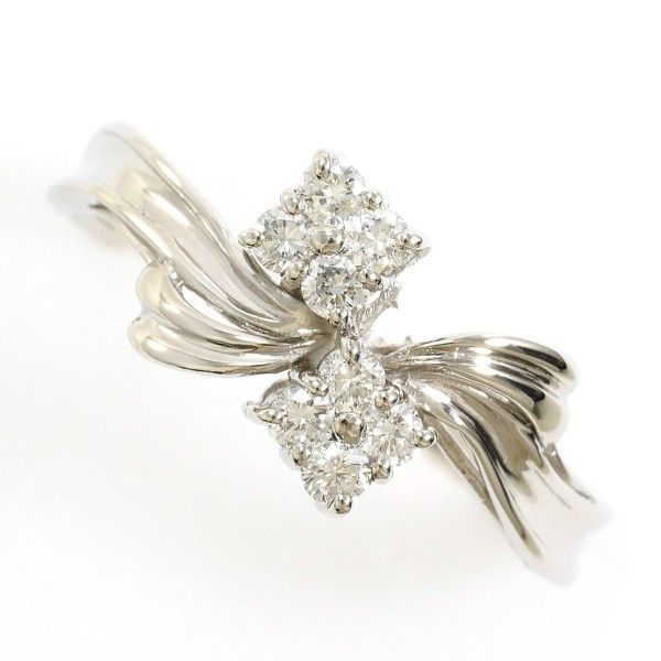 PT900 リング ring 指輪 16号 ダイヤ 0.25 総重量約3.5g