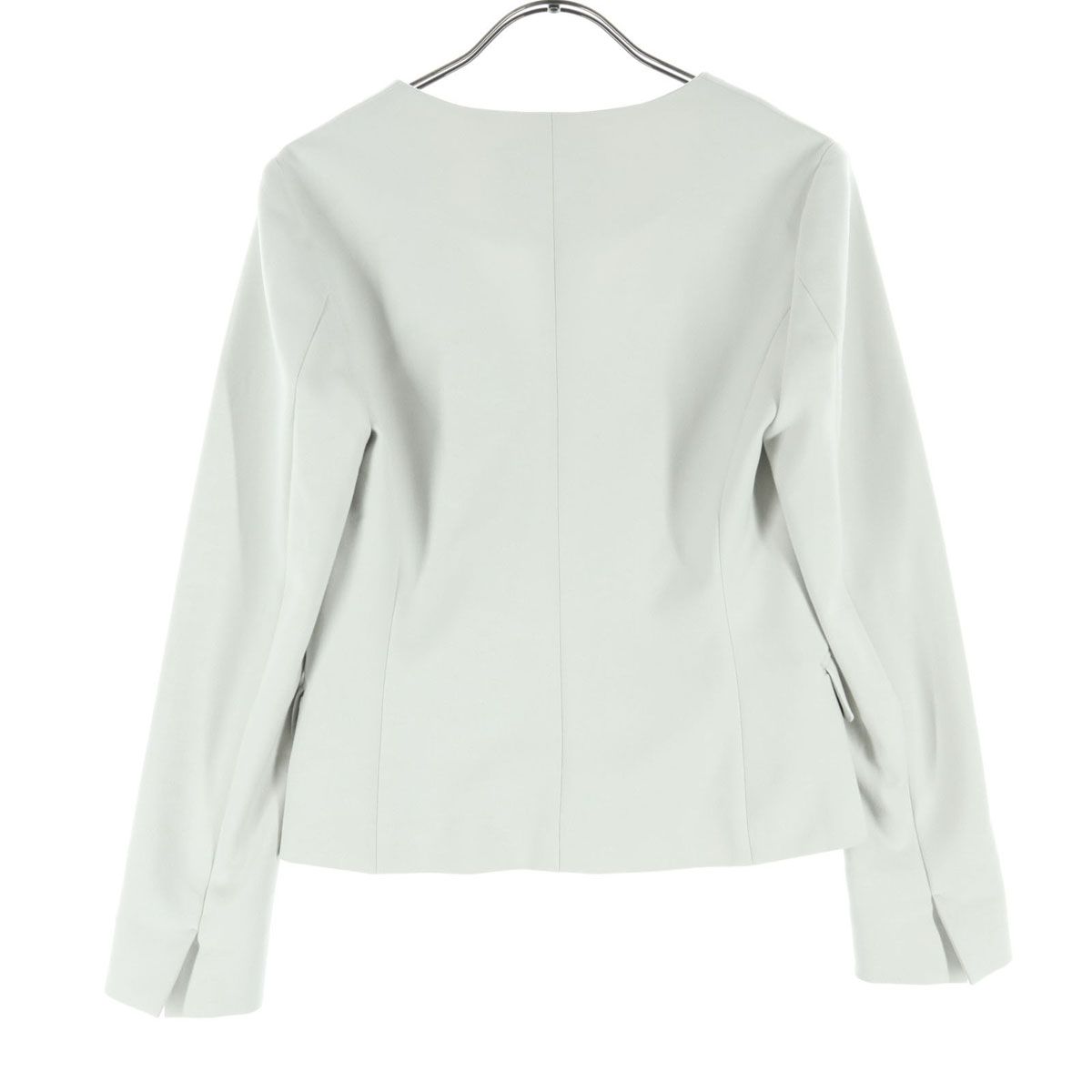 ６月末まで【美品】グリーンレーベルリラクシング　シアーラミージャケット　ホワイト green label relaxing（グリーンレーベルリラクシング）の