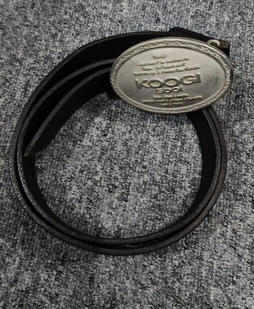 koogi ヴィンテージ ビッグバックル ベルト