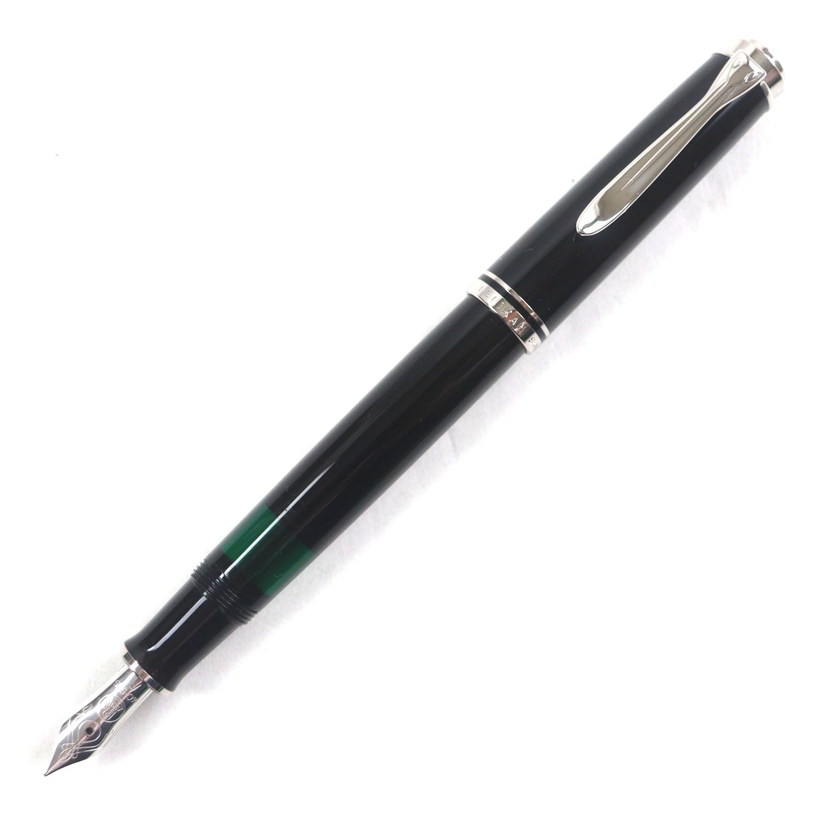 極美品▽PERIKAN ペリカン M405 スーベレーン 14K Fニブ 万年筆