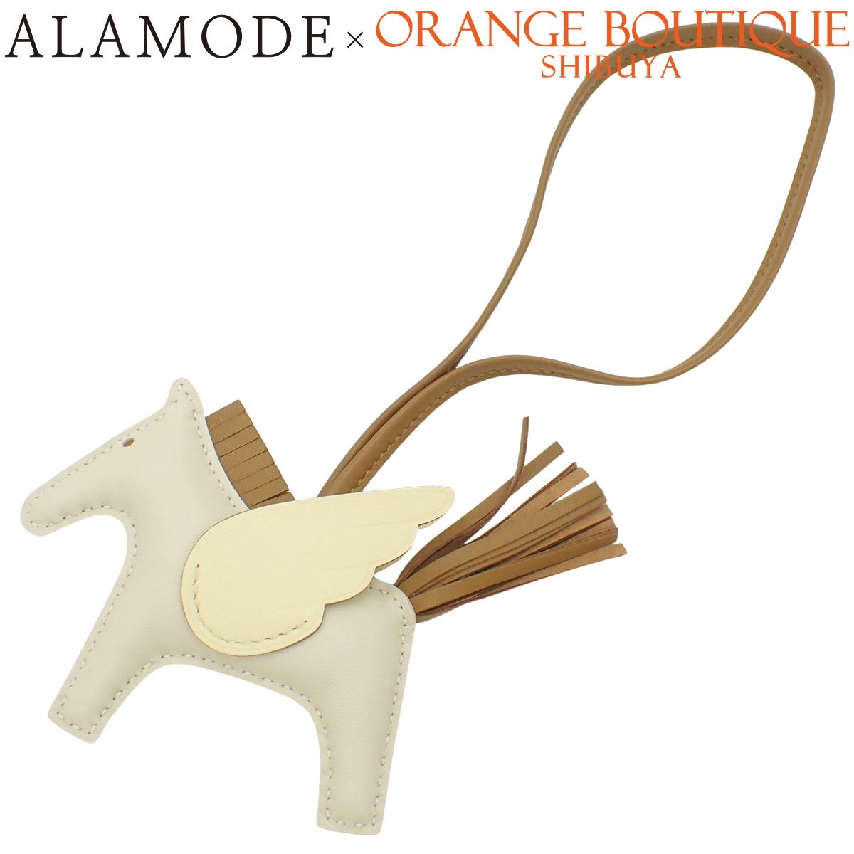 HERMES ロデオペガサス PMチャーム ⭐︎新品未使用⭐︎ K刻印　クレホワイト 新品】HERMES(エルメス) ロデオチャーム ペガサスPM K刻印