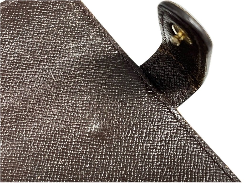 LOUIS VUITTON ダミエ 折り財布 アズール がま口 美品 ルイヴィトン ダミエ アズール ポルトフォイユ ヴィエノワ 新型