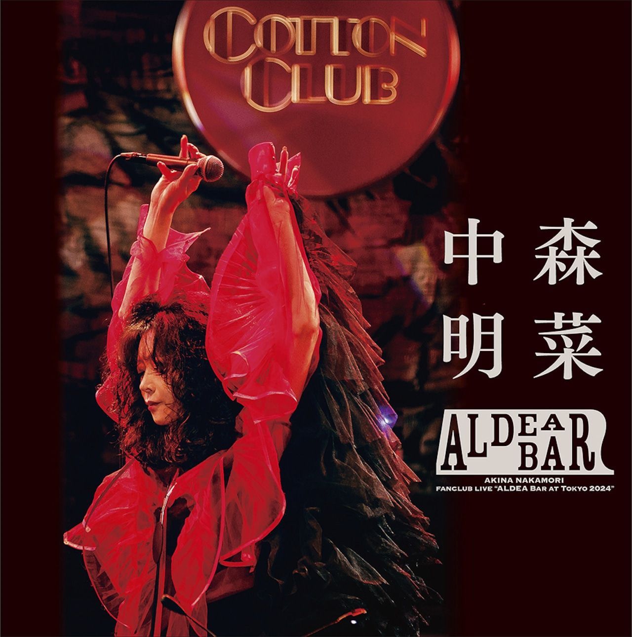 Blu-ray 完全生産 中森明菜 FANCLUB LIVE ALDEA Bar at Tokyo 2025 Blu-ray アクリルスタンド2体