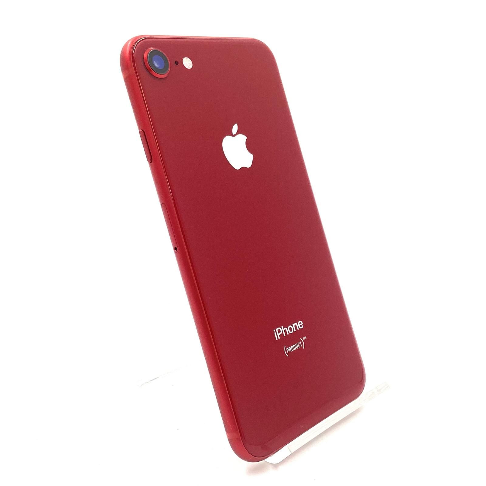 全額返金保証】【最速発送】Apple iPhone 8 64GB (PRODUCT)RED au 白
