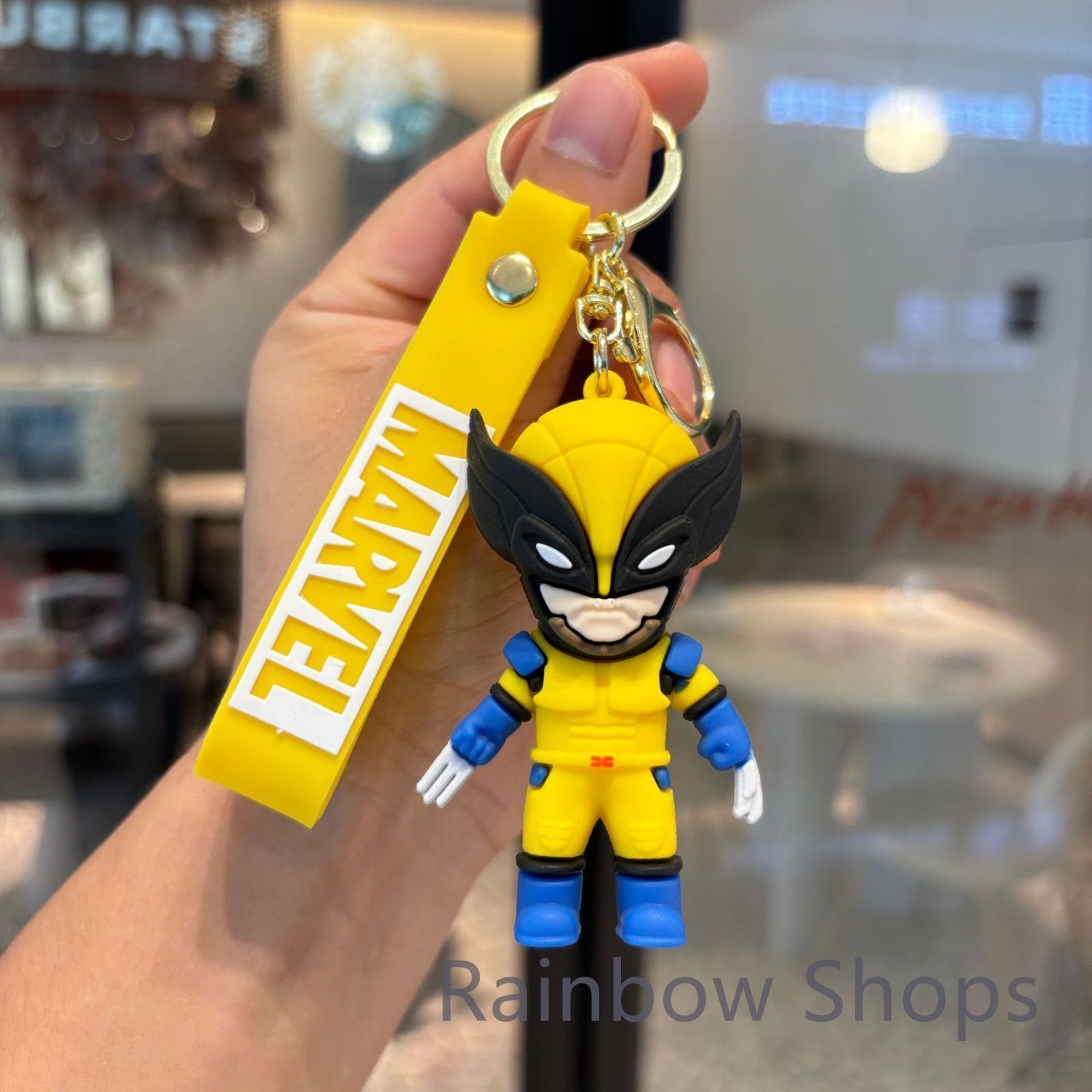 デッドプール ウルヴァリン マスコット キーホルダー デッドプール＆ウルヴァリン ペアチャームキーホルダー