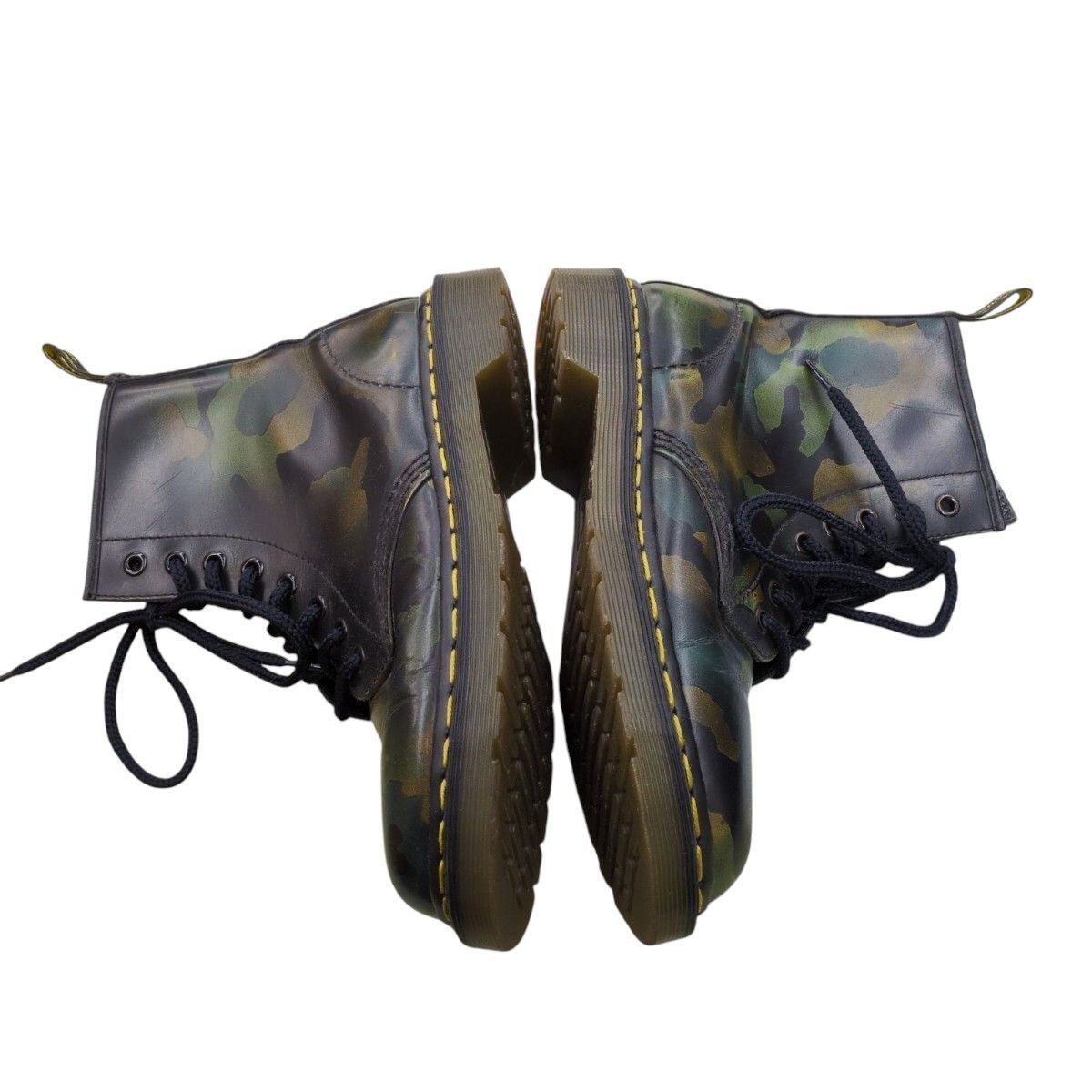 ドクターマーチン　迷彩　ブーツ　24㎝ Dr Martens ドクターマーチン 8ホール ブーツ UK5相当 約24cm位