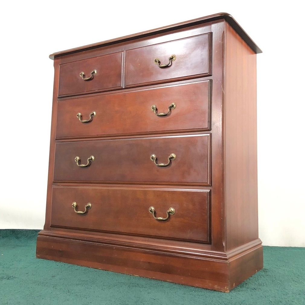 ◎【アメリカ家具】Thomasville/トーマスビル 4段チェスト 収納家具