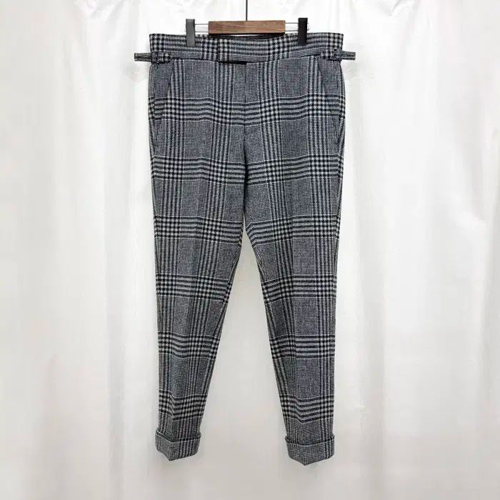 TOM FORD トムフォード チェック ウール パンツ