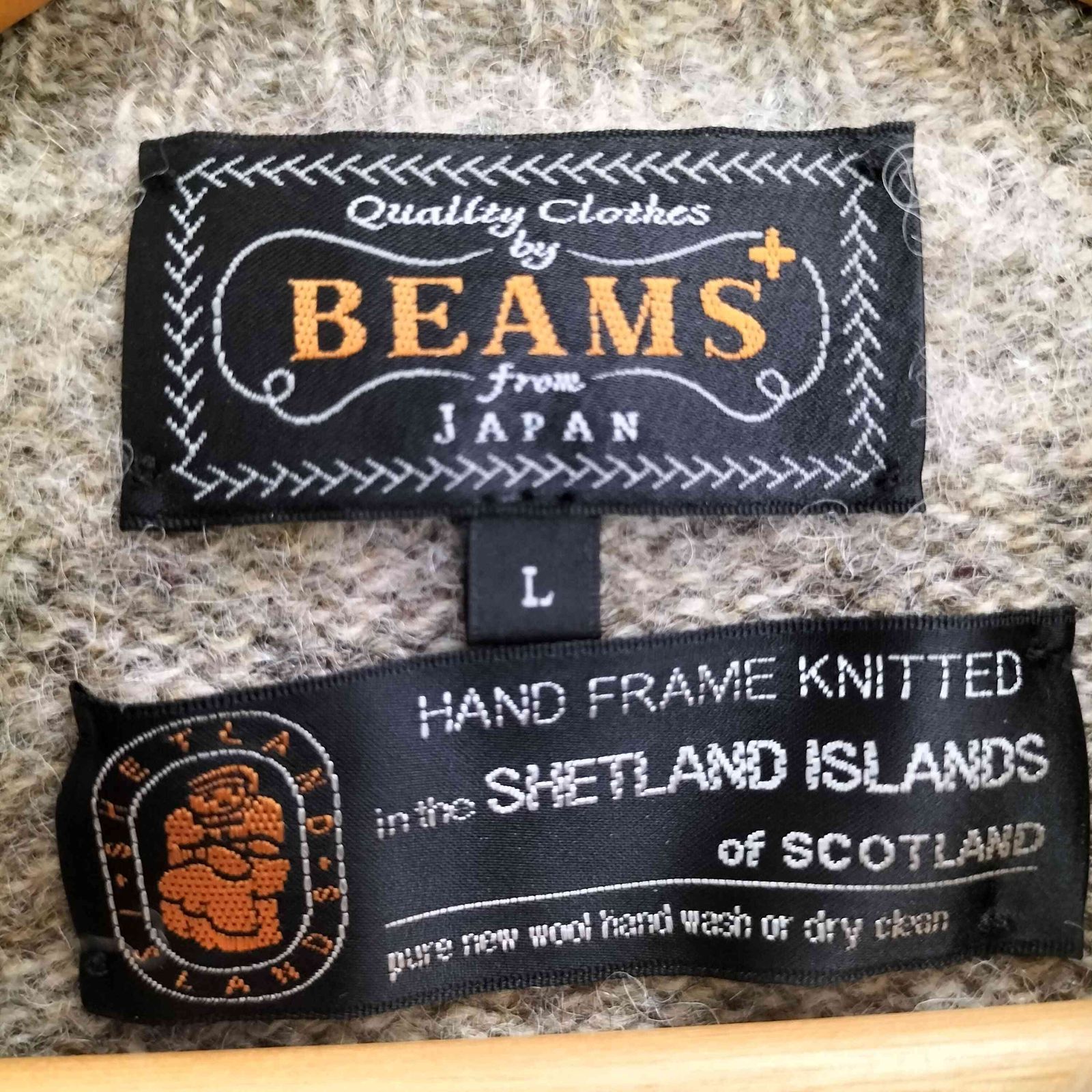 ビームスプラス BEAMS＋ SHETLAND Knit シェットランドニット メンズ JPN：L 