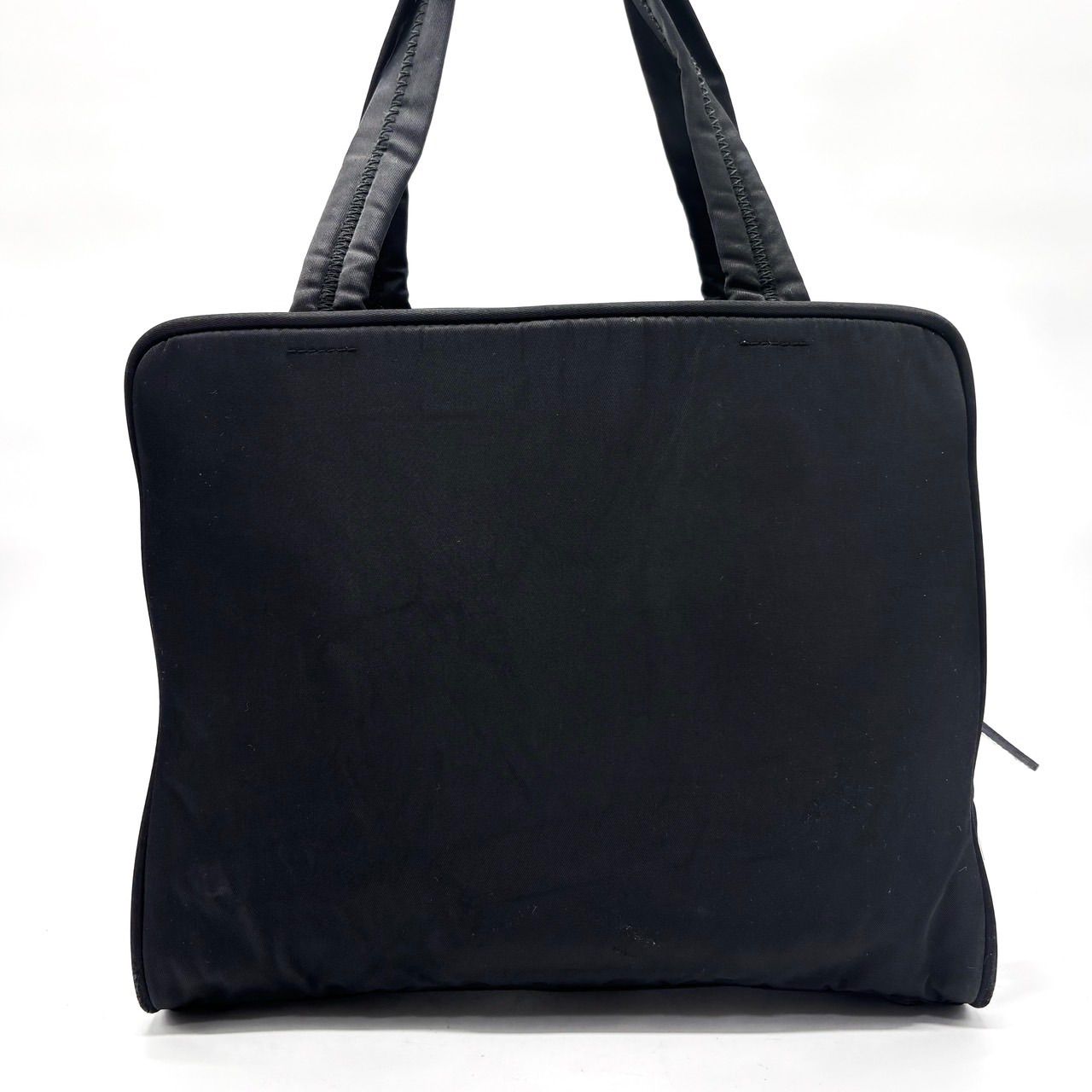 美品✨プラダ ハンドバッグ テスート ナイロン ブラック 三角