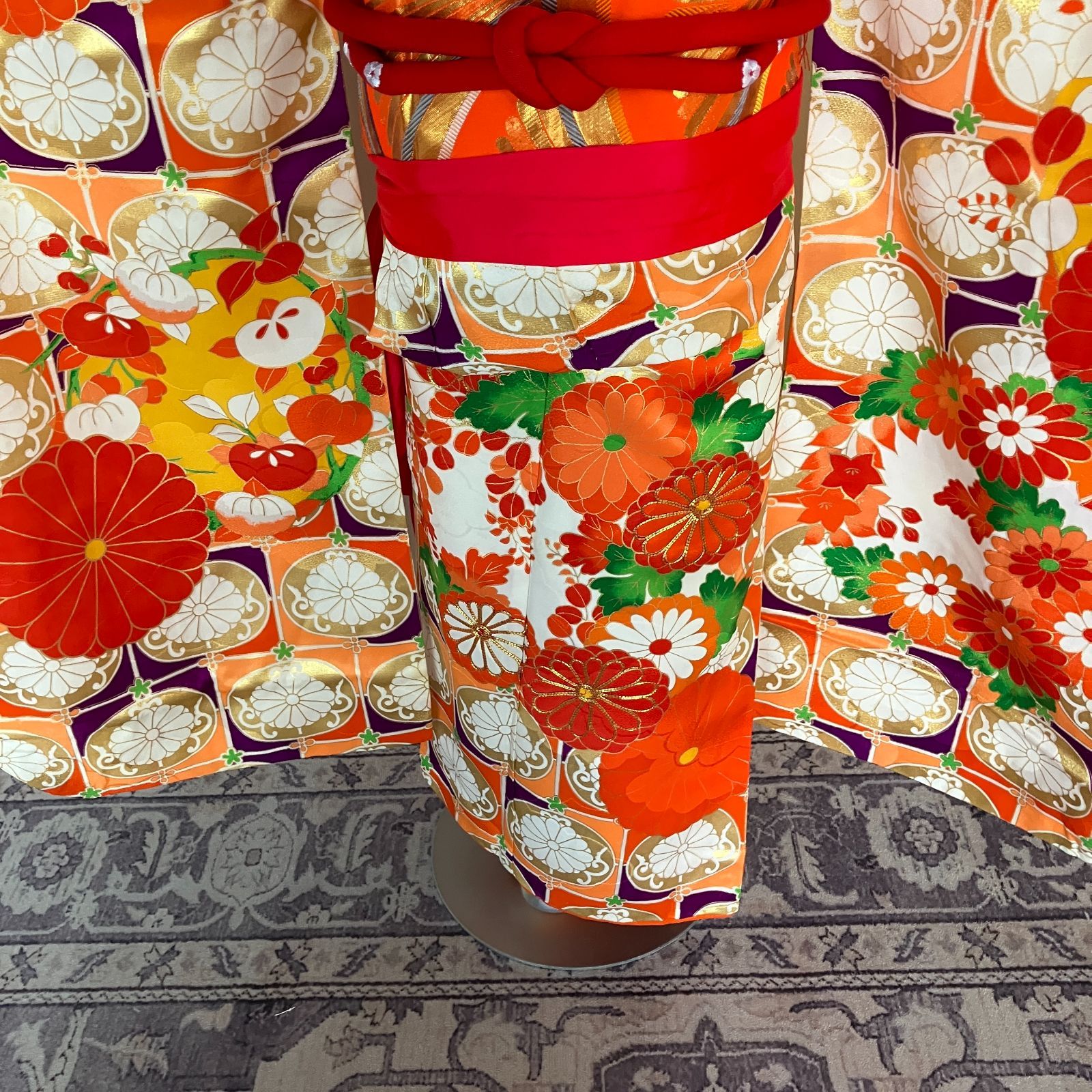 帯揚げ帯締めしごき付き ビンテージ