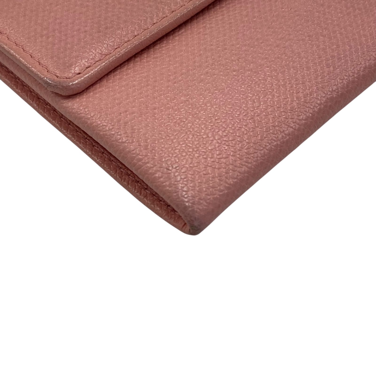 真贋判定済】CHANEL シャネル ココボタン コインケース ピンク×S