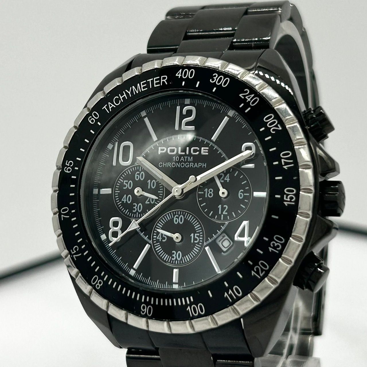 電池交換済/クリーニング済】ポリス POLICE 腕時計 12545J メンズ