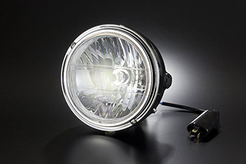 Style:汎用 バイクパーツセンター(Bike Parts Center) マルチリフレクターヘッドライト ケース付き 180φ