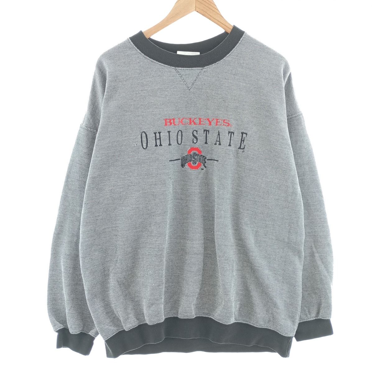古着 プーマ PUMA OHAIO STATE オハイオ州立大学 カレッジスウェットシャツ トレーナー メンズXL相当 ヴィンテージ 前Vガゼット/eaa403064
