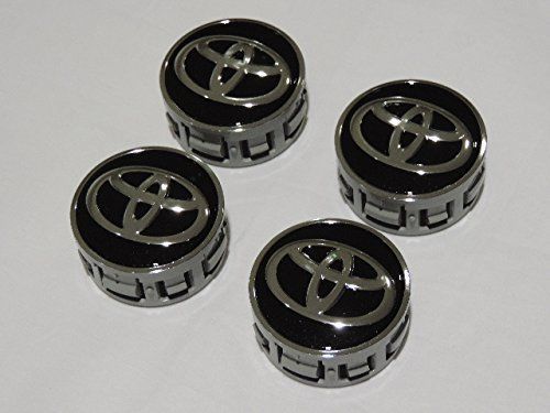 トヨタ自動車 TOYOTA 正規純正部品 TOYOTA トヨタ アクア＆50プリウス 純正アルミホイール用 センターキャップ ブラック 4個セット