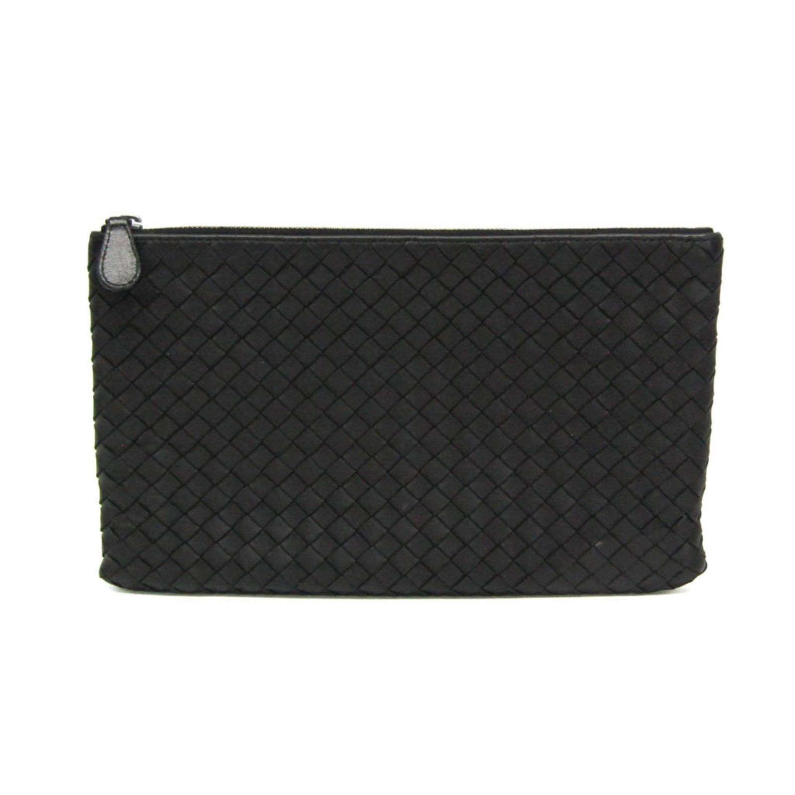 ボッテガ ヴェネタ Bottega Veneta イントレチャート メンズ レディース レザー クラッチバッグ ブラック