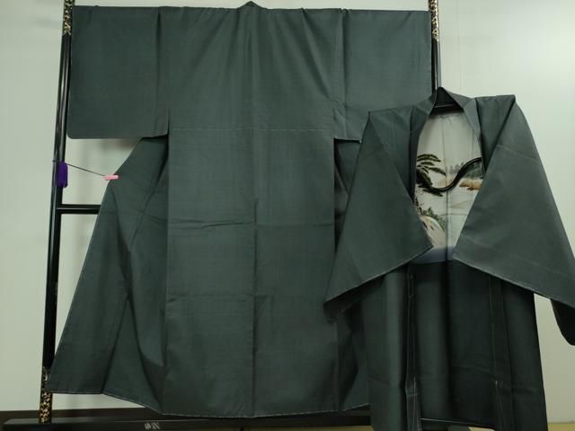 平和屋着物 上 男性 本場大島紬 アンサンブル キングサイズ 長羽織 100亀甲 総詰め ♥ DZAB0108kh5