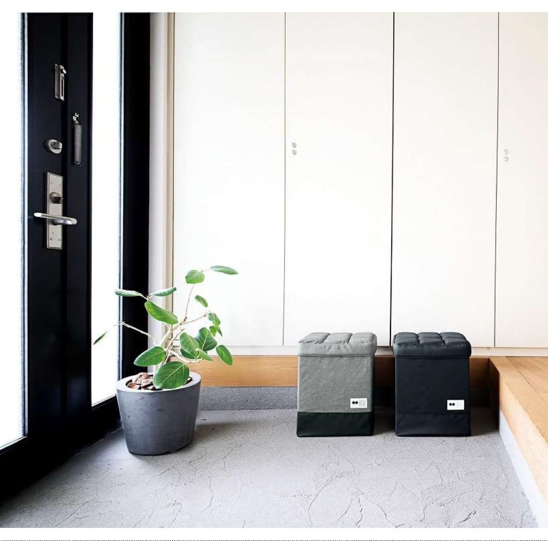 コジット COGIT防災 座れる玄関防災バッグ ブラック