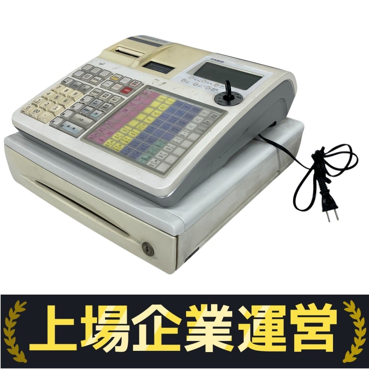 【ジャンク品】CASIO 電子レジスター 黒(TE-2800) ジャンク品】CASIO 電子レジスター 黒(TE-2800)