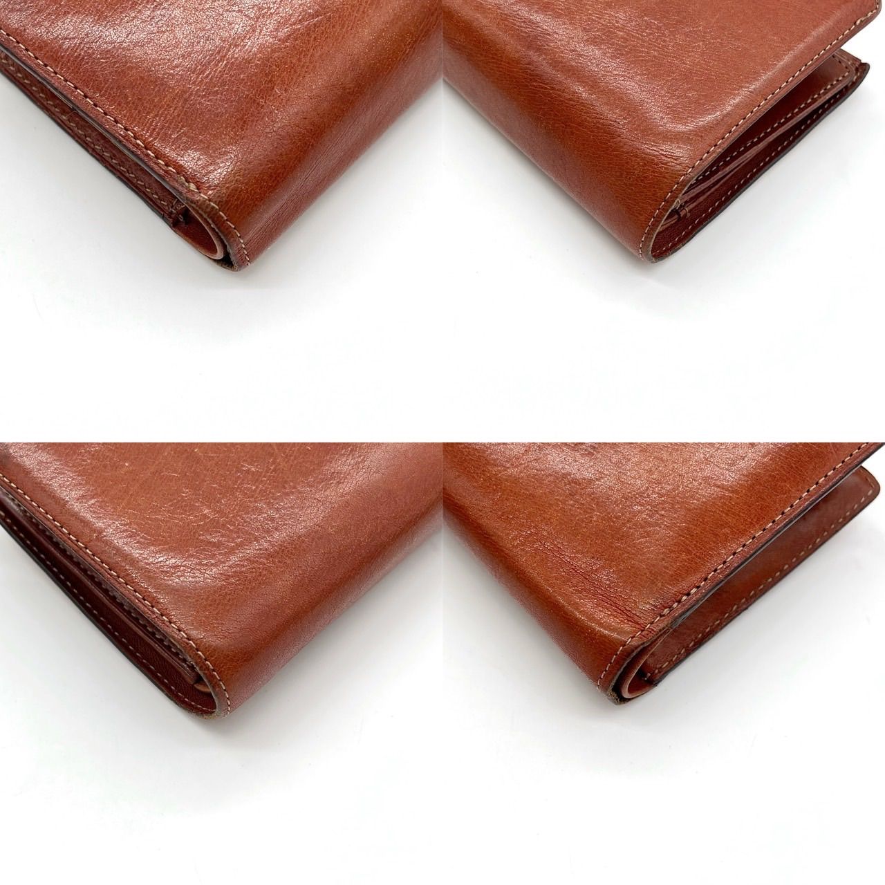 Dakota ダコタ 二つ折り財布 レザーウォレット ブラウン ✨良品