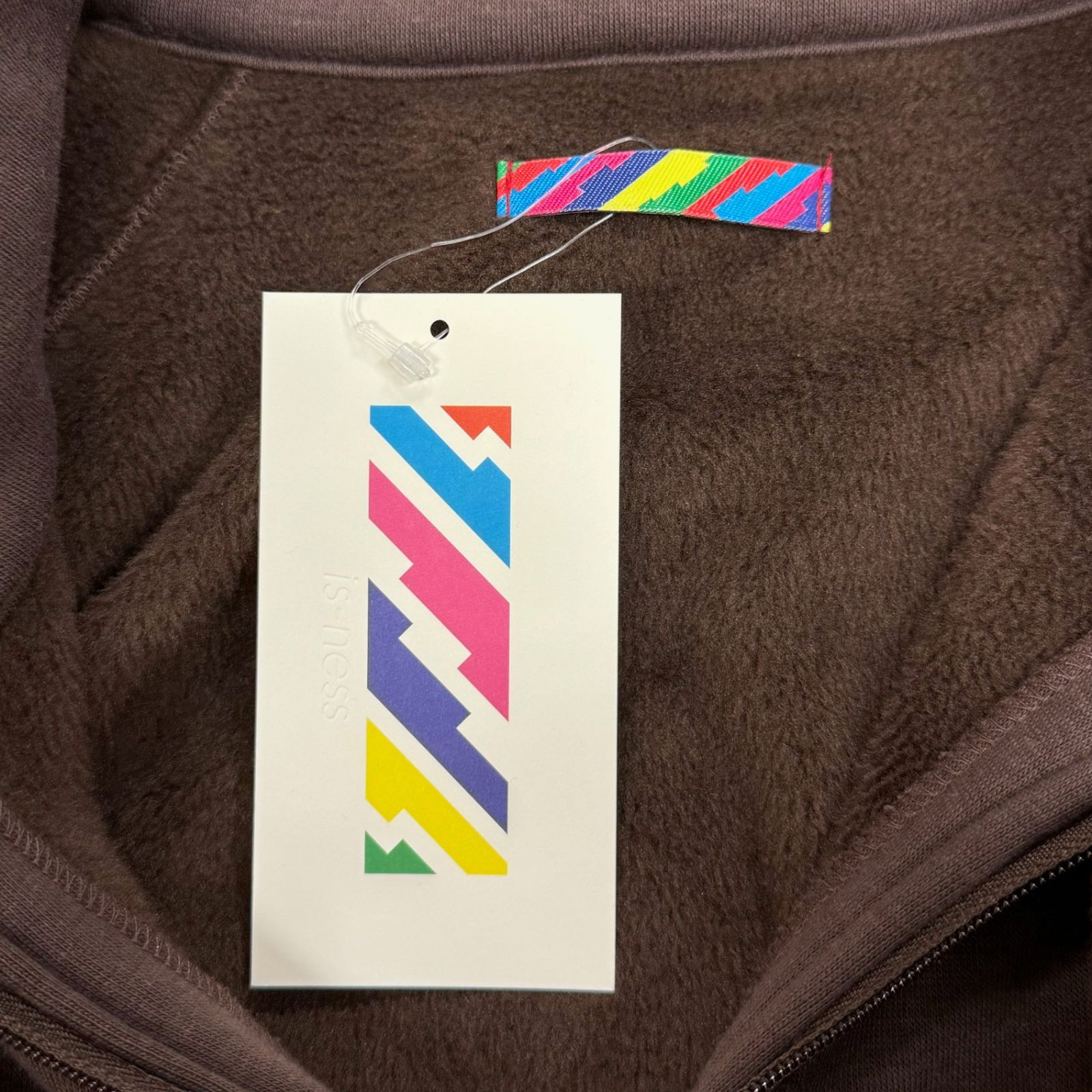 新品 定価27500円 is-ness 23AW RELAX PULLOVER HALF ZIP SWEAT SHIRTS 
