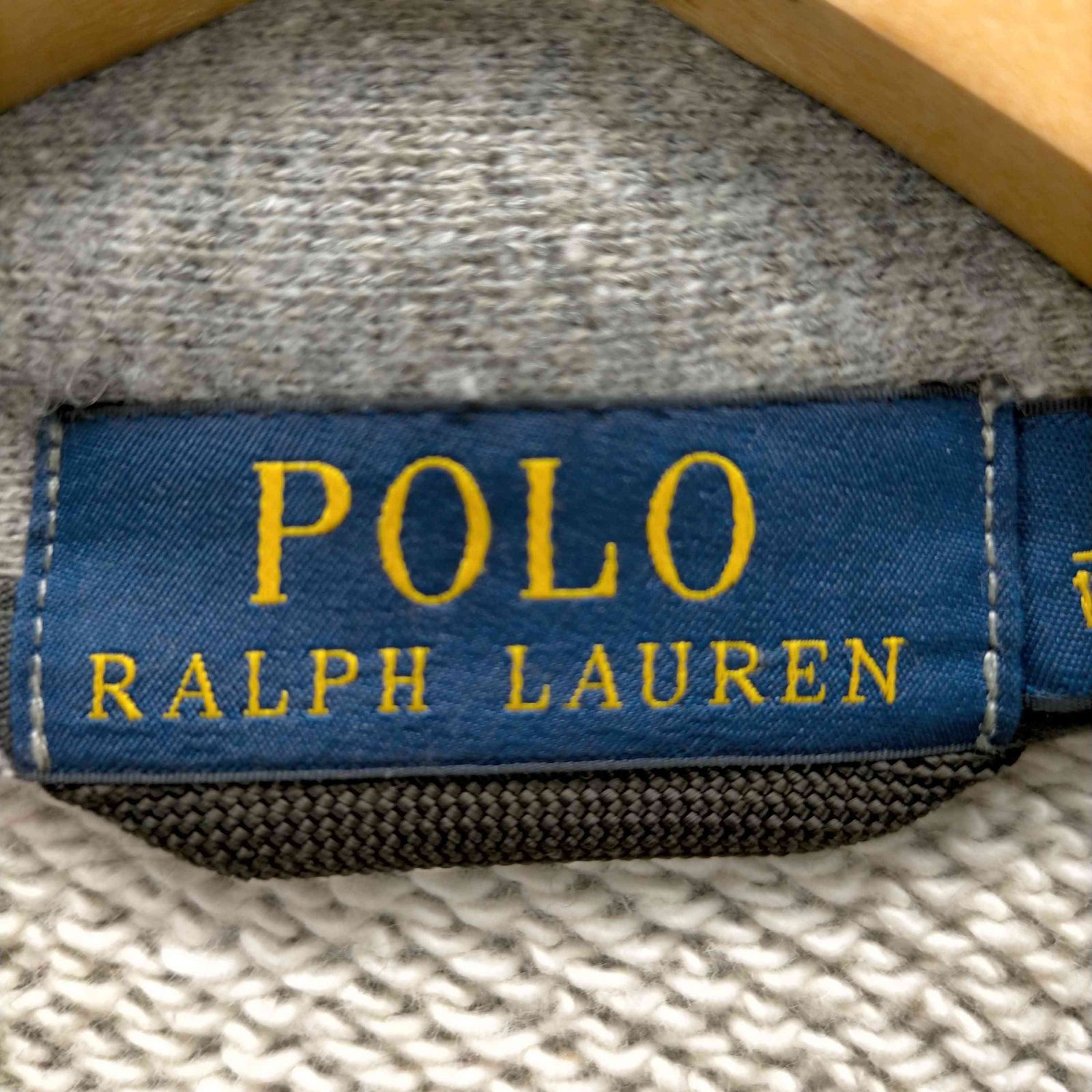 ポロラルフローレン POLO RALPH LAUREN Pワッペン インディアンヘッド スウェットスタジャン メンズ import：S