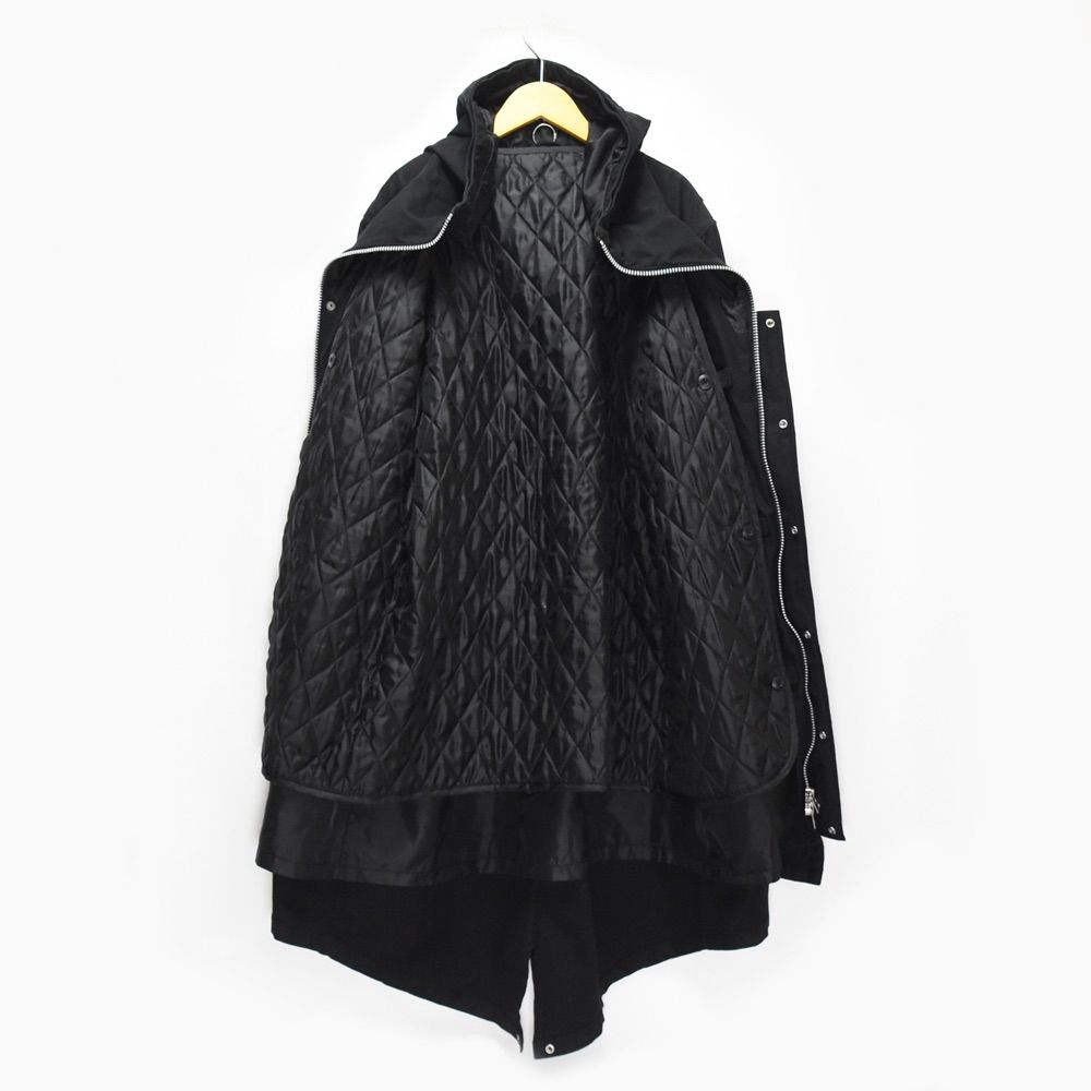 glamb美品ペイズリー柄ファー付きモッズコート glamb モッズコート コート High Neck Mods Coat / ハイネック