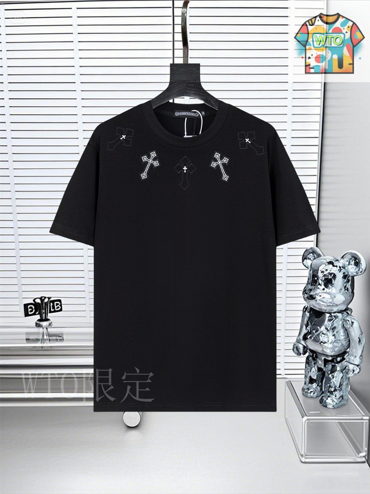 今日特価】Chrome Hearts クロムハーツ 25SS 刺繍ロゴ T シャツ