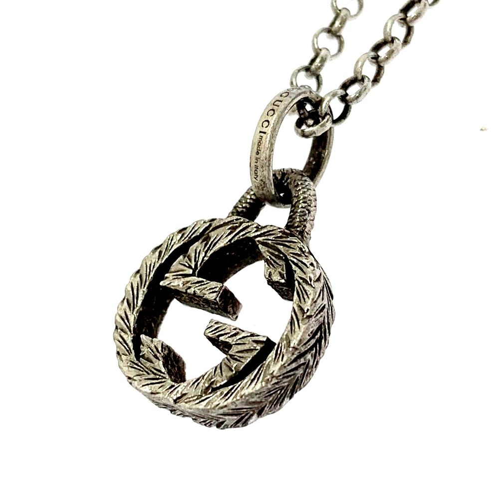 【美品】Gucci グッチ ペンダント ネックレス ロッキングG アラベスク 楽天市場】GUCCI グッチ アラベスク インターロッキングG