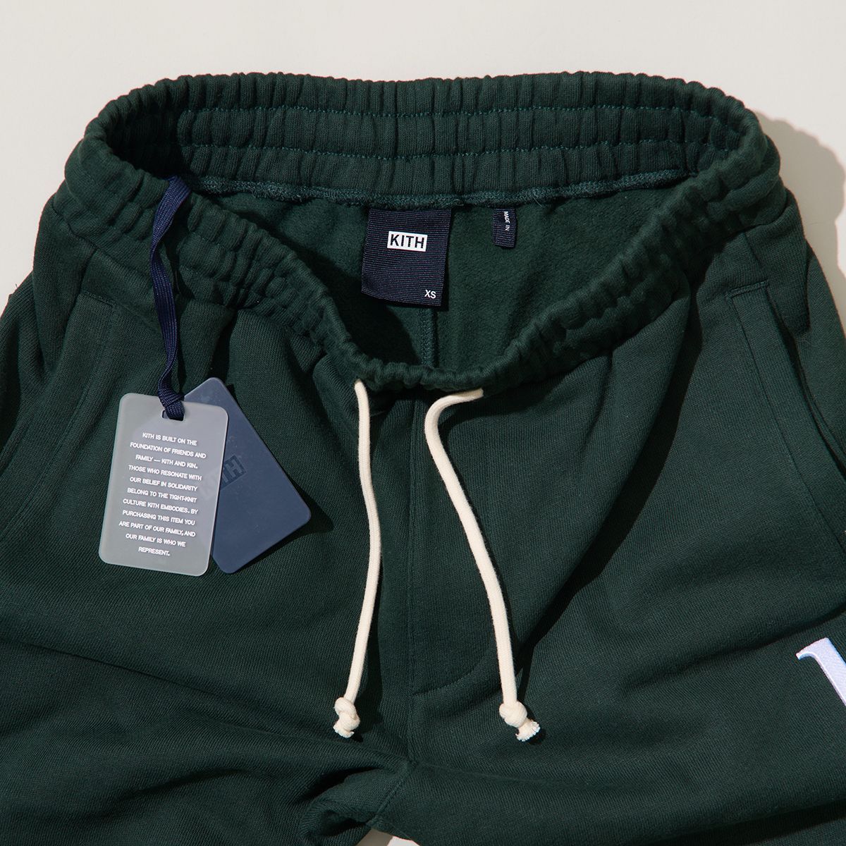 新品未使用】KITH - WILLIAMS SWEAT PANTS / GREEN / XS - LA直営店舗 