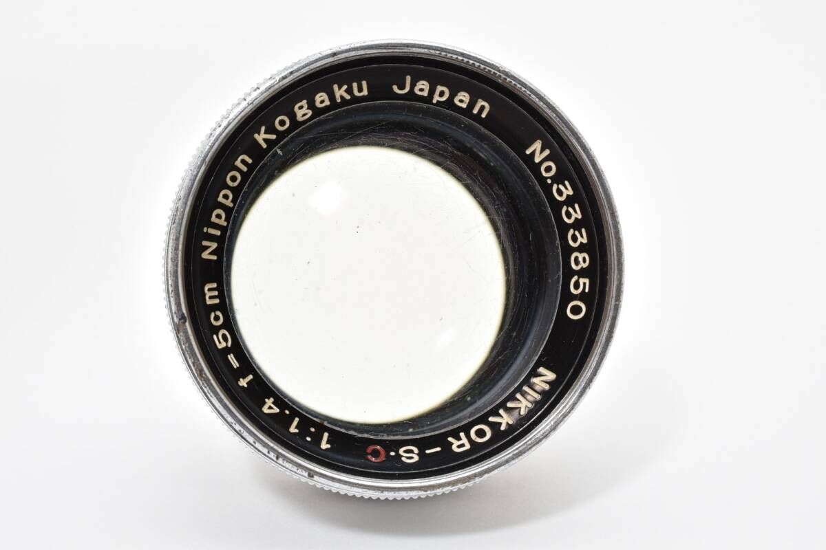 ニコン NIKON NIKKOR S C 5 cm F 1 4 Sマウント Nippon Kogaku Japan L 16 6863